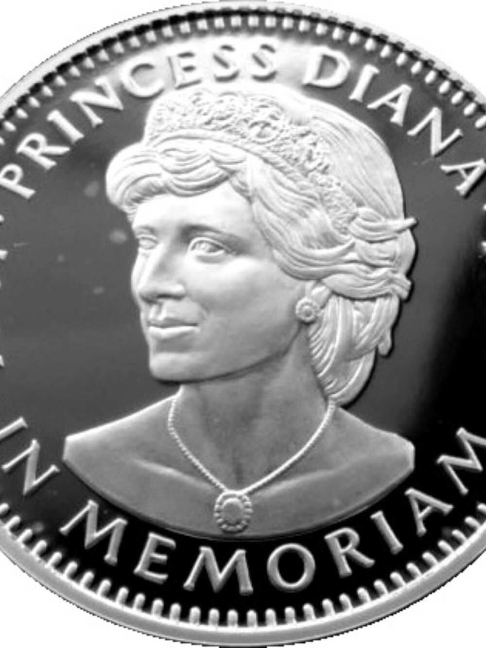 1997 Liberia 20 Dollars 1oz .999 Silver Princess Diana In Memoriam Proof Coin